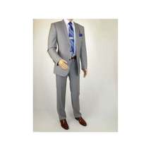 Men's Soft Wool Cashmere Light Gray Business Suit Giorgio Cosani 900-03 Gray New image 3