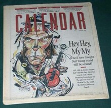 NEIL YOUNG CALENDAR NEWSPAPER SUPPLEMENT VINTAGE 1995 - $34.99