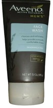 Aveeno Active Naturals Men&#39;s Face Wash Fragrance Free 5.1 oz With Oats N... - £35.37 GBP