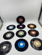 Lot Of 10 Mixed Various Artists 45 Records Loose Records Only No Covers - £17.46 GBP