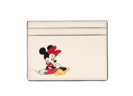 New Disney X Kate Spade New York Minnie Small Slim Card Holder Parchment... - $36.71