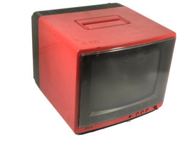 RCA XL100 Vintage 9" Tube TV Rare Red Cabinet Display - $282.08