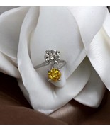 Authenticity Guarantee

14K White Gold Round White &amp; Yellow Lab Grown Di... - $2,747.05 CAD