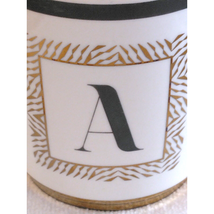 Letter A Monogram Coffee Tea Mug 15 Oz Large Mug Gold Lettering DesignPa... - $14.10