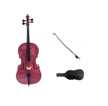 Merano 1/4 Cello，Bag，Bow ~ Pink - £239.24 GBP