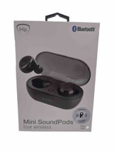 iHip Mini SoundPods Black True Wireless Bluetooth 2-3 Hour Battery Headphones - £11.84 GBP