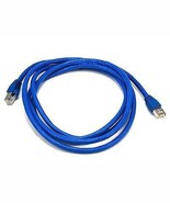 7 ft. CAT6a Shielded (10 GIG) STP Network Cable w/Metal Connectors - Blue - $13.71 CAD
