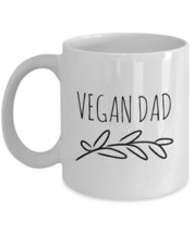 VEGAN DAD MUG - Funny Coffee Mug for Vegan Pop - Cute Vegetarian Ceramic Cup - B - £13.39 GBP