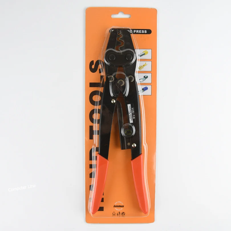 HS-16 Cping Pliers Cable Lug Cper Tool Bare Terminal Wire Plier Cutter 1.25-16 S - £179.04 GBP