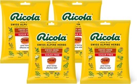 Ricola Sugar Free Swiss Herb Herbal Cough Suppressant Throat Drops | Naturally S - £23.12 GBP