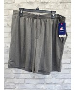 Champion Shorts Men&#39;s 2XL Gray Athletic Elastic Waist Casual Double Dry NWT - $16.99