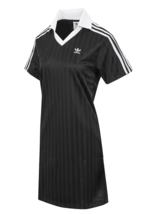 adidas Originals Adicolor Football Jacquard V-Neck Women&#39;s Casual Dress ... - $78.96