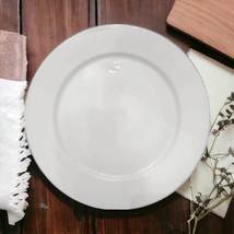 IKEA 365 Dinner Plate Susan Pryke White Round Classic Shabby Decor Farmhouse - £17.34 GBP