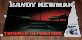 RANDY NEWMAN PROMO POSTER VINTAGE 1983 WARNER BROS TROUBLE IN PARADISE  - $164.99