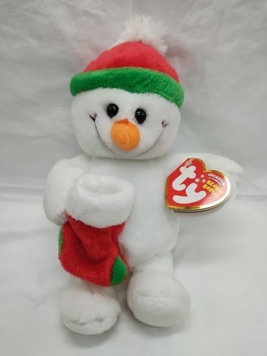 Ty Beanie Babies Stockings The Snowman 6&quot; - $19.79