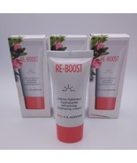 LOT OF 3 My Clarins RE BOOST Refreshing Hydrating Cream Moisturizer 1oz CUT BOX  - $24.74