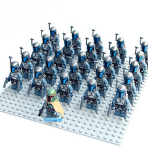 Star Wars Jango Fett Army Lego Moc Minifigures Toys Set 21Pcs - £25.95 GBP