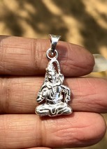 Colgante de plata de ley 925 artesanal hecho a mano Lord Shivas, Shiv ji... - £13.39 GBP