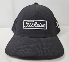 TITLEIST Black Golf Hat Cap Snapback Breathable Golfing Hat - £11.76 GBP