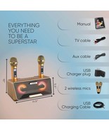 MASINGO Karaoke Machine for Adults and Kids 2022 Presto G2 (Gold) - $553.51 MXN