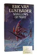 Eric Van Lustbader SHALLOWS OF NIGHT Signed 1st British Edition 1st Printing - £99.10 GBP