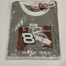 Chase Authentics T-Shirt Dale Earnhardt Jr. 8 Nascar 2XL XXL  Grey White Spinout - £20.01 GBP