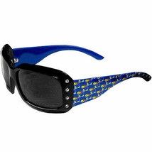KANSAS JAYHAWKS WOMENS SUNGLASSES BLING UV PROTECTION AND W/FREE POUCH/B... - £11.22 GBP