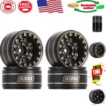 Heavy-Duty 1.0&quot; Brass Beadlock Wheels with Style &amp; Strength for RC Crawlers - $1,105.91 MXN