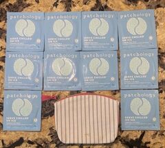 10 Pairs Patchology Serve Chilled on Ice Firming Eye Gels in cosmetic bag - €15,25 EUR
