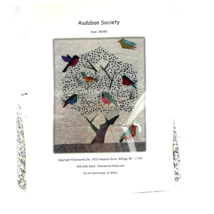 Fiberwork Inc. Quilt Pattern Pieced Audubon Society Tree with Seven Birds - $24.05