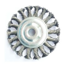 Brush Stainless Steel 6&quot; Twisted Knot Heavy Duty Cleaning Polishing - £21.95 GBP