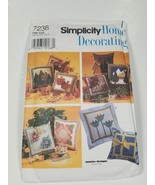 Simplicity 7236 Home Dec Fall Pumpkin PILLOWS Spring Gift Cabin Pattern - $68.28 MXN