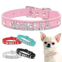 Personalized Bling Rhinestone Puppy Dog Collar - £7.98 GBP+