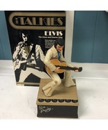 Vintage The Talkies Elvis The Once and Forever King Ceramic Musical Coll... - £71.90 GBP