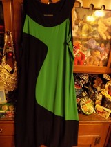 Suzie in the city black/greeen dress size L - $6.99