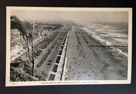 Ocean Beach From Sutro Heights Aerial View  San Francisco, CA Vtg 1941 PC - £6.49 GBP