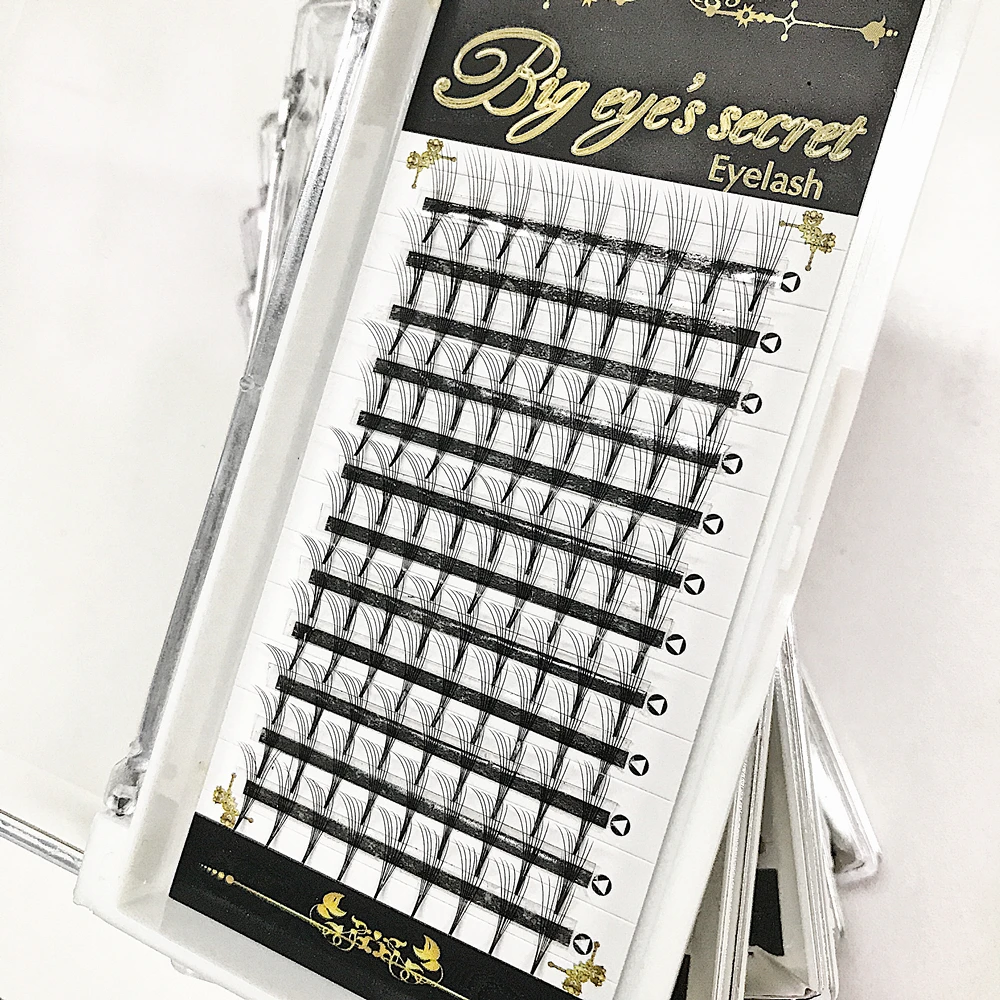 Own New  7P Volume Eyelashes Extension Deluxe 7D Premade Fans Semi Perma... - £29.12 GBP