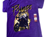 Prince Men&#39;s Purple Rain Motorcycle Graphic Tee Short Sleeve T-Shirt Size S - $15.80