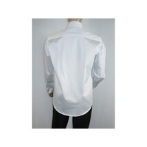 Mens CEREMONIA Shirt 100% Cotton Medusa Medallion Rhine Stones #STN 13 VRS white image 9