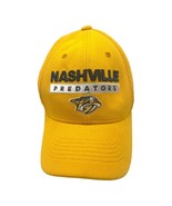 Nashville Predators NHL Stanley Cup Hockey Yellow Adidas Fitted Hat Smal... - $9.97