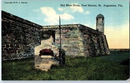 Hot Shot Oven Fort Marion St Augustine Florida Postcard  - £4.04 GBP