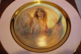 "Morning Glow" American Indian  PLATE gorgeous gold and pink By Alan Murray - $28.71