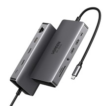 UGREEN Revodok Pro 11 in 1 USB C Hub Dual Monitor Docking Station with Dual HDMI - £160.25 GBP