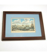 Antique 18th Century Copper Plate Engraving Greenland Whale Fishery 19" x 14.5" - $399.99