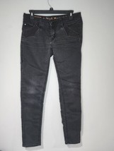 Rock Revival Womens Skinny Skye Jeans Low Rise Rhinestone Detail Black S... - £19.35 GBP