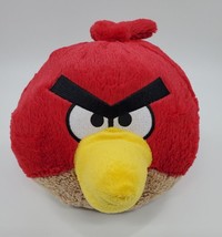 9" Angry Birds Red Bird Stuffed Plush Large No Sound 2011 Commonwealth  B311 - $12.99