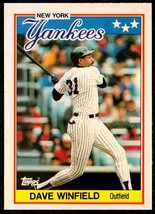 New York Yankees Dave Winfield (HOF 2001)  1988 Topps UK Mini Baseball #85 nm - $0.99