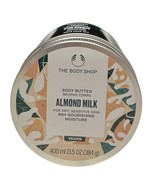 The Body Shop Almond Milk Body Butter 400ml/13.5oz Dry Skin Tub Jumbo Tin - $54.66 CAD