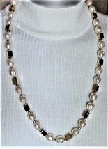 Vtg NAPIER Necklace Faux Pearls 29&quot; - £23.49 GBP
