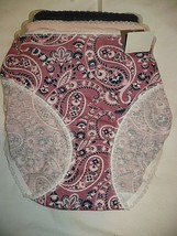 Secret Treasures Bikini Panties 3 Pair Size X-Small (4) Paisley Purple N... - £9.23 GBP